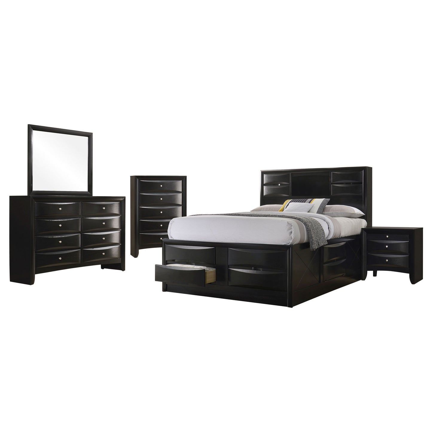 Briana Bedroom Set Black