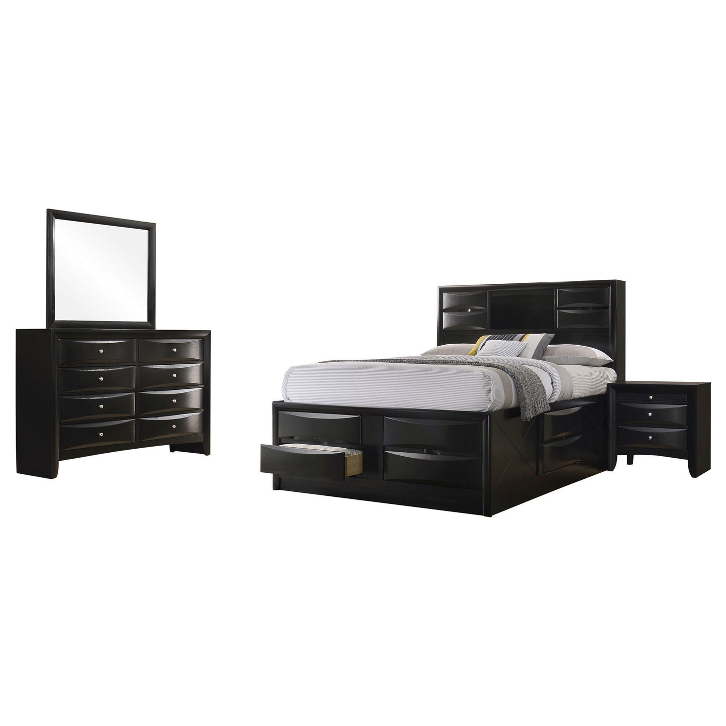 Briana Bedroom Set Black