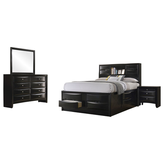 Briana 4-piece Queen Bedroom Set Black