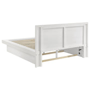 Jessica 5-piece Queen LED Bedroom Set Snow White