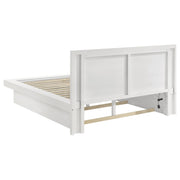 Estantería de almacenamiento con LED Jessica, color cama capuchino