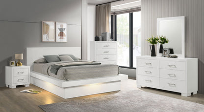 Conjunto de dormitorio Jessica Cappuccino