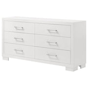 Jessica 6-drawer Dresser Cappuccino