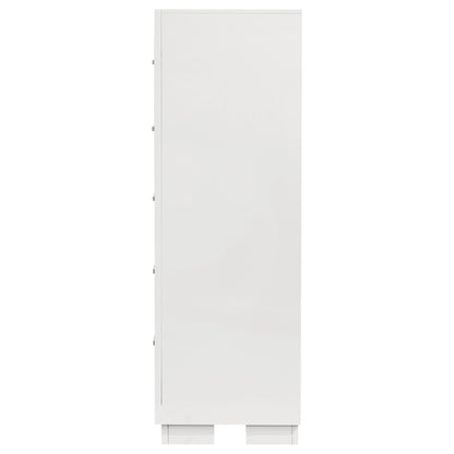 Jessica 5-drawer Bedroom Chest Cappuccino