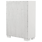 Jessica 5-drawer Bedroom Chest Cappuccino