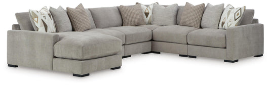 Aslan Court 6-Piece Sectional with Chaise
