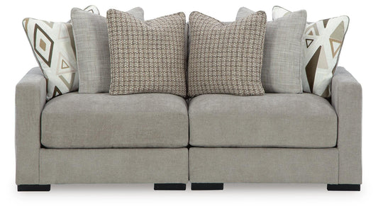 Aslan Court 2-Piece Loveseat Sectional