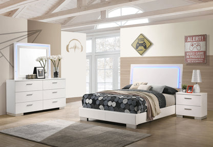 Felicity Bedroom Set White Gloss