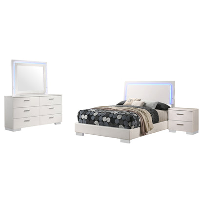 Felicity Bedroom Set White Gloss