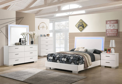 Felicity Bedroom Set White Gloss
