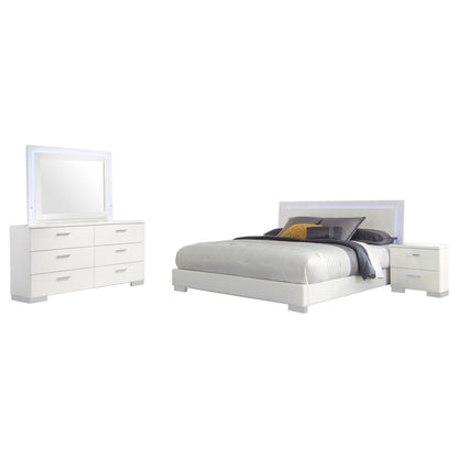 Felicity Bedroom Set White Gloss