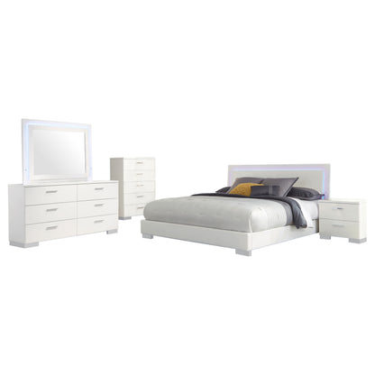 Felicity Bedroom Set White Gloss