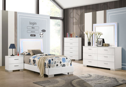 Felicity Bedroom Set White Gloss