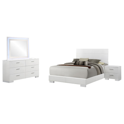 Felicity Bedroom Set White Gloss