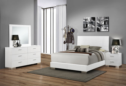 Felicity Bedroom Set White Gloss