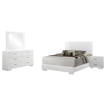 Felicity Bedroom Set White Gloss