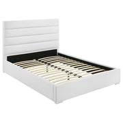 Felicity 53-inch Upholstered Platform Bed White