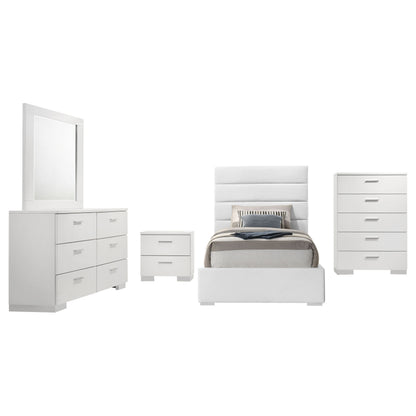 Felicity Bedroom Set White Gloss