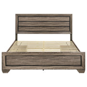 Kauffman Wood  Panel Bed Dark Cocoa