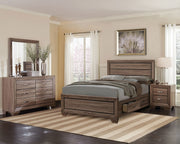 Kauffman  Bedroom Set Dark Cocoa
