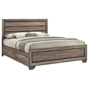 Kauffman Wood  Panel Bed Dark Cocoa