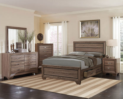 Kauffman  Bedroom Set Dark Cocoa