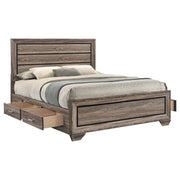 Kauffman Wood  Panel Bed Dark Cocoa