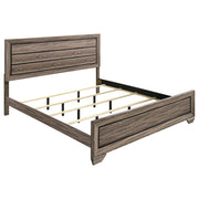 Kauffman Wood  Panel Bed Dark Cocoa