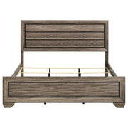 Kauffman Wood  Panel Bed Dark Cocoa