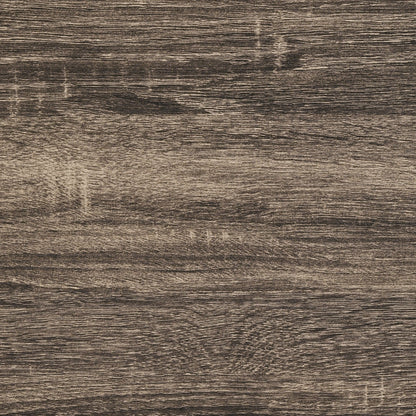 Cama con paneles de madera Kauffman color cacao oscuro