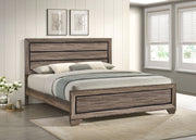 Kauffman Wood  Panel Bed Dark Cocoa