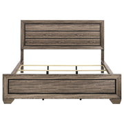 Kauffman Wood  Panel Bed Dark Cocoa