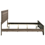 Kauffman Wood  Panel Bed Dark Cocoa