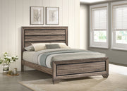 Kauffman Wood  Panel Bed Dark Cocoa