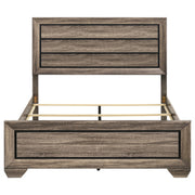 Kauffman Wood  Panel Bed Dark Cocoa