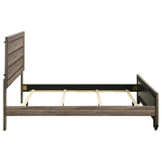 Kauffman Wood  Panel Bed Dark Cocoa