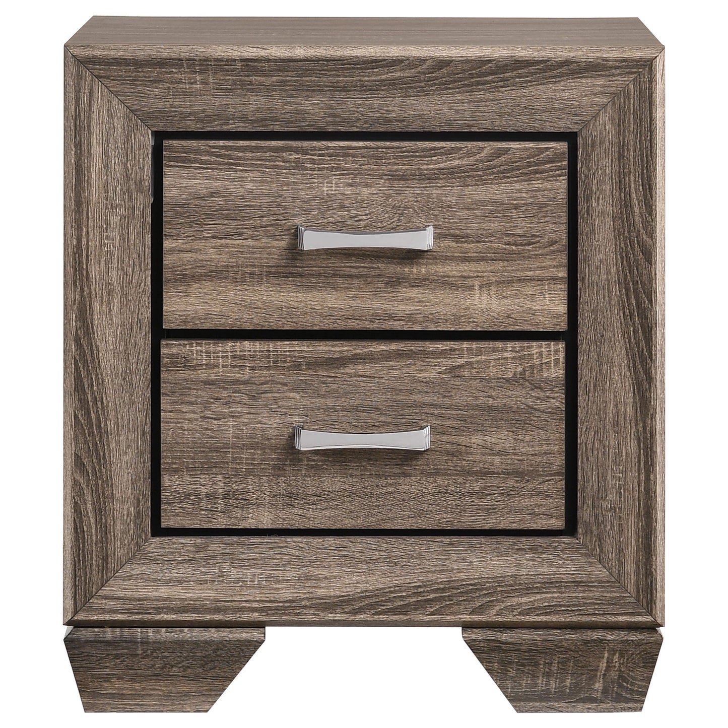Kauffman 2-drawer Nightstand Dark Cocoa