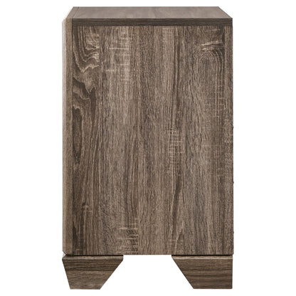 Kauffman 2-drawer Nightstand Dark Cocoa