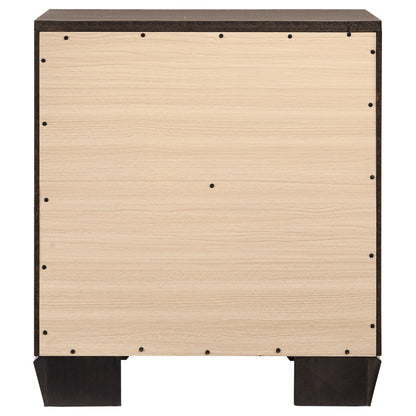 Kauffman 2-drawer Nightstand Dark Cocoa