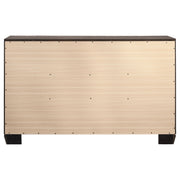 Kauffman 6-drawer Dresser Dark Cocoa