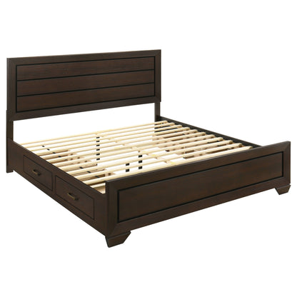 Kauffman  Bedroom Set Dark Cocoa