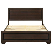 Kauffman Wood  Panel Bed Dark Cocoa