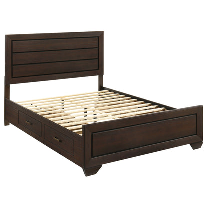 Kauffman  Bedroom Set Dark Cocoa