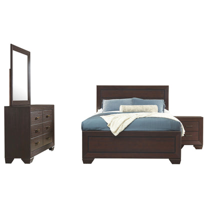 Kauffman  Bedroom Set Dark Cocoa