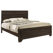 Kauffman Wood  Panel Bed Dark Cocoa