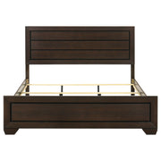 Kauffman Wood  Panel Bed Dark Cocoa