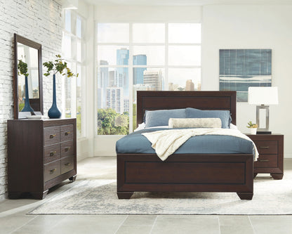Kauffman  Bedroom Set Dark Cocoa