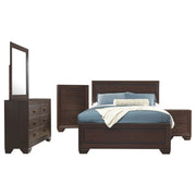 Juego de dormitorio Kauffman color cacao oscuro
