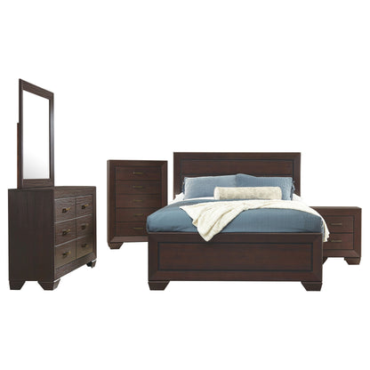Kauffman  Bedroom Set Dark Cocoa