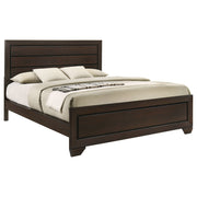 Kauffman Wood  Panel Bed Dark Cocoa